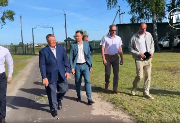НИКОЛАЙ ПАНКОВ ОЗНАКОМИЛСЯ СО СТРОИТЕЛЬСТВОМ НОВОГО КОРПУСА В ДЕТСКОМ ЛАГЕРЕ «КОЛОС»