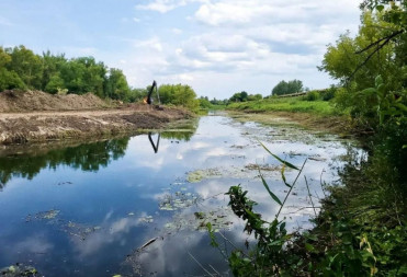 В Саратовской области продолжаются работы по расчистке русел рек