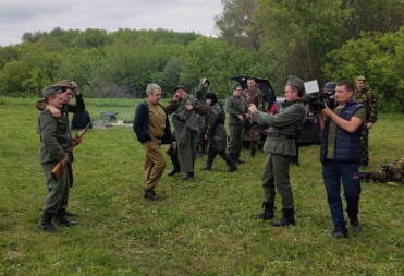 В БАЛАШОВЕ ПРОДОЛЖАЮТСЯ СЪЁМКИ ХУДОЖЕСТВЕННОГО ФИЛЬМА О ВЕЛИКОЙ ОТЕЧЕСТВЕННОЙ ВОЙНЕ