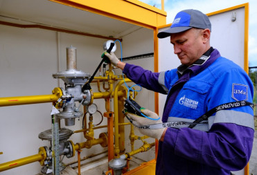 В селе Лопатино Балашовского района построен внутрипоселковый газопровод