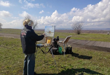 В Парке покорителей космоса развернулся первый «Космический пленэр»