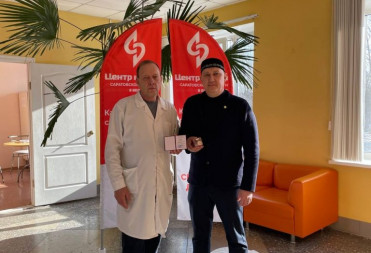 ИЛЬЯС ЮНКИН СТАЛ ПОЧЕТНЫМ ДОНОРОМ РОССИИ