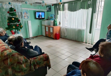Жители Балашовского дома-интерната обсудили «Итоги года с Владимиром Путиным»