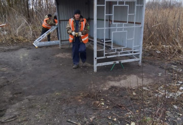 НА КОНЕЧНОЙ 7 – ГО МАРШРУТА УСТАНОВЛЕН НОВЫЙ ОСТАНОВОЧНЫЙ ПАВИЛЬОН